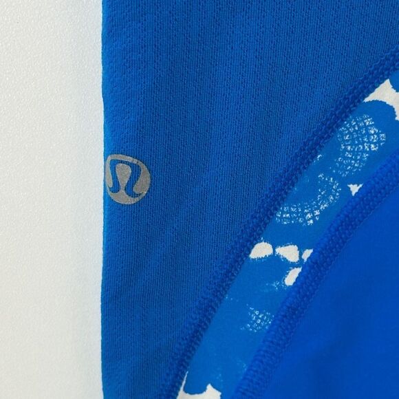 Lululemon Run Inspire Crop ll Legging Beaming Blue Size 6 - Picture 10 of 10